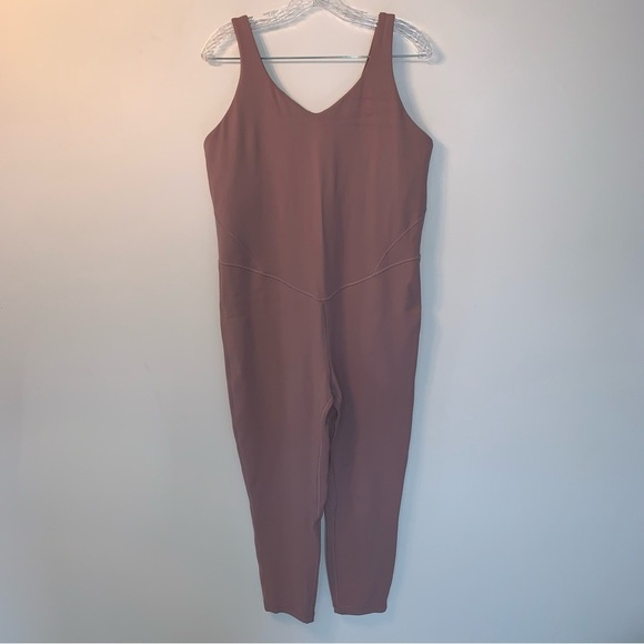 Lululemon Align Bodysuit 25" Dusty Clay w1dsls size 20 - Picture 5 of 13